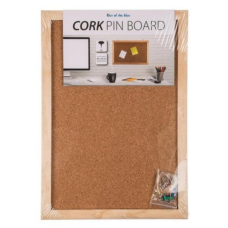 Out of the blue  Pinnwand aus Kork - 30,5 x 20,5 cm 