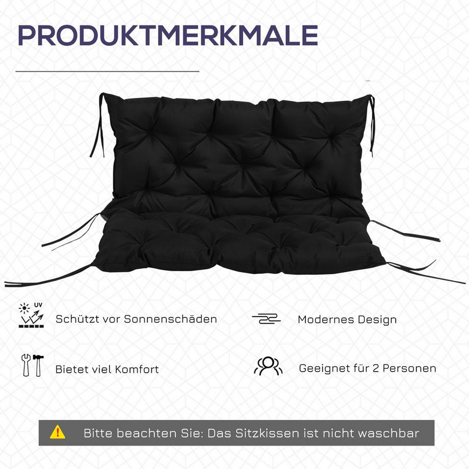 Outsunny Coussin de banc  