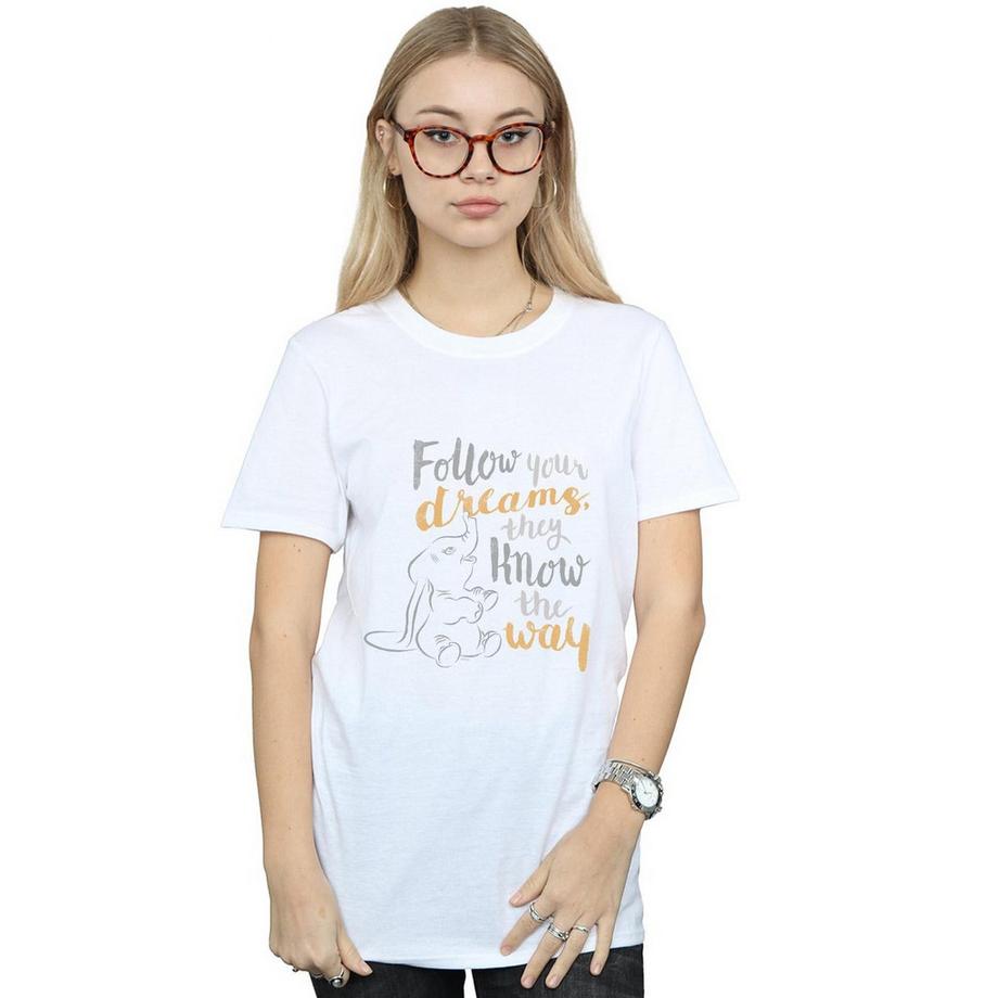 Disney Follow Your Dream T-Shirt Stampata  