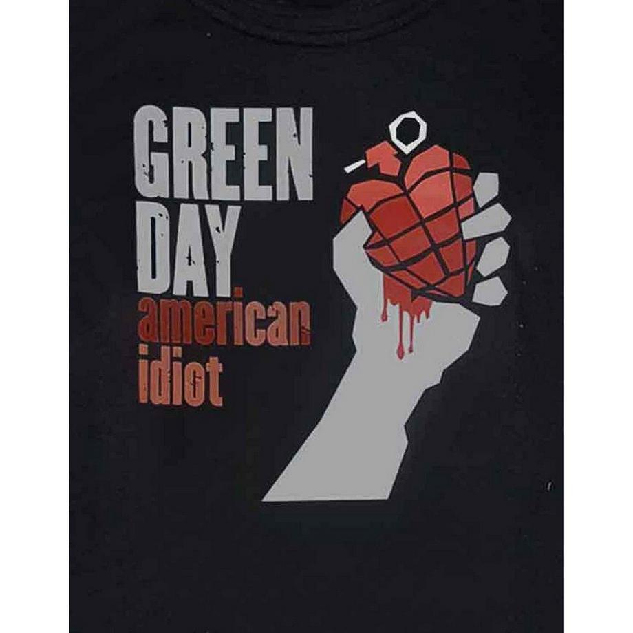 Green Day American Idiot T-Shirt Maniche Raglan  