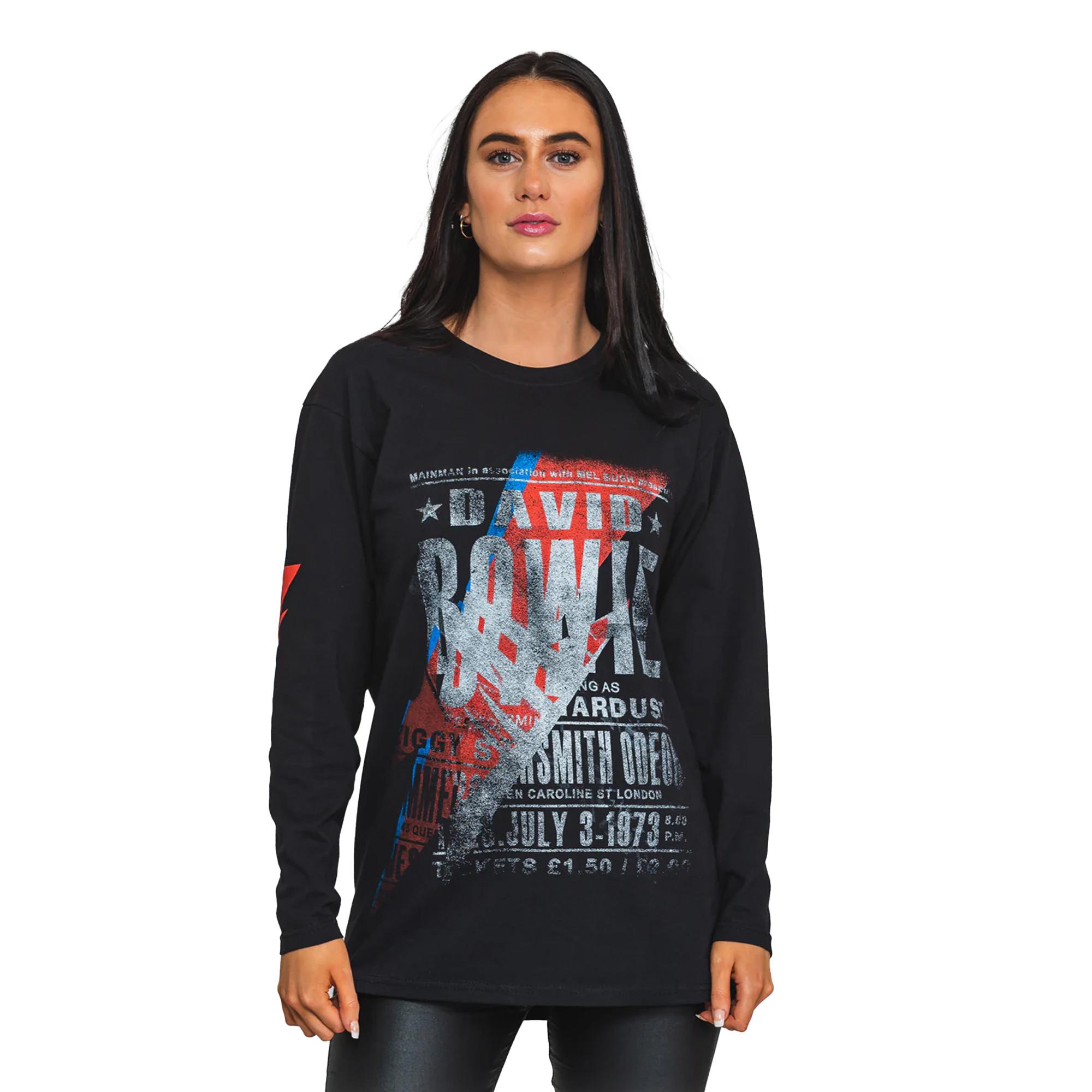 David Bowie Hammersmith Odeon T-Shirt Manches Longues  
