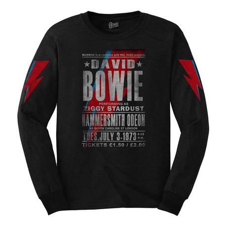 David Bowie Hammersmith Odeon T-Shirt Manches Longues  