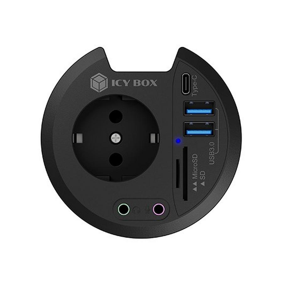 ICY Box  ICY BOX IB-HUB1430-CR USB 3.2 Gen 1 (3.1 Gen 1) Type-A 5000 Mbit/s Schwarz 