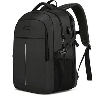 Grand sac à dos pour ordinateur portable Sacoche pour l'école et le travail avec port de charge USB Étanche