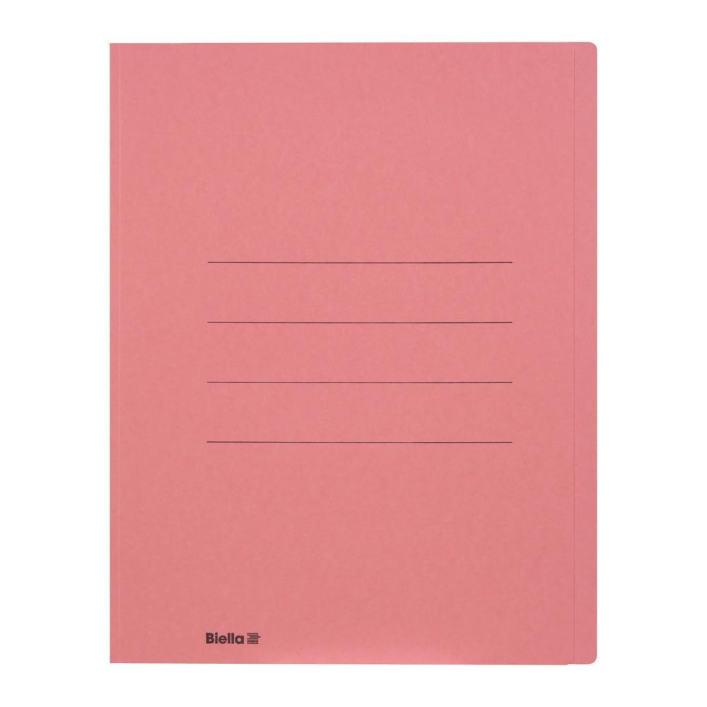 Biella Einlagemappe A4 240 gm² 100 Stück, Rot, für 90 Blatt  