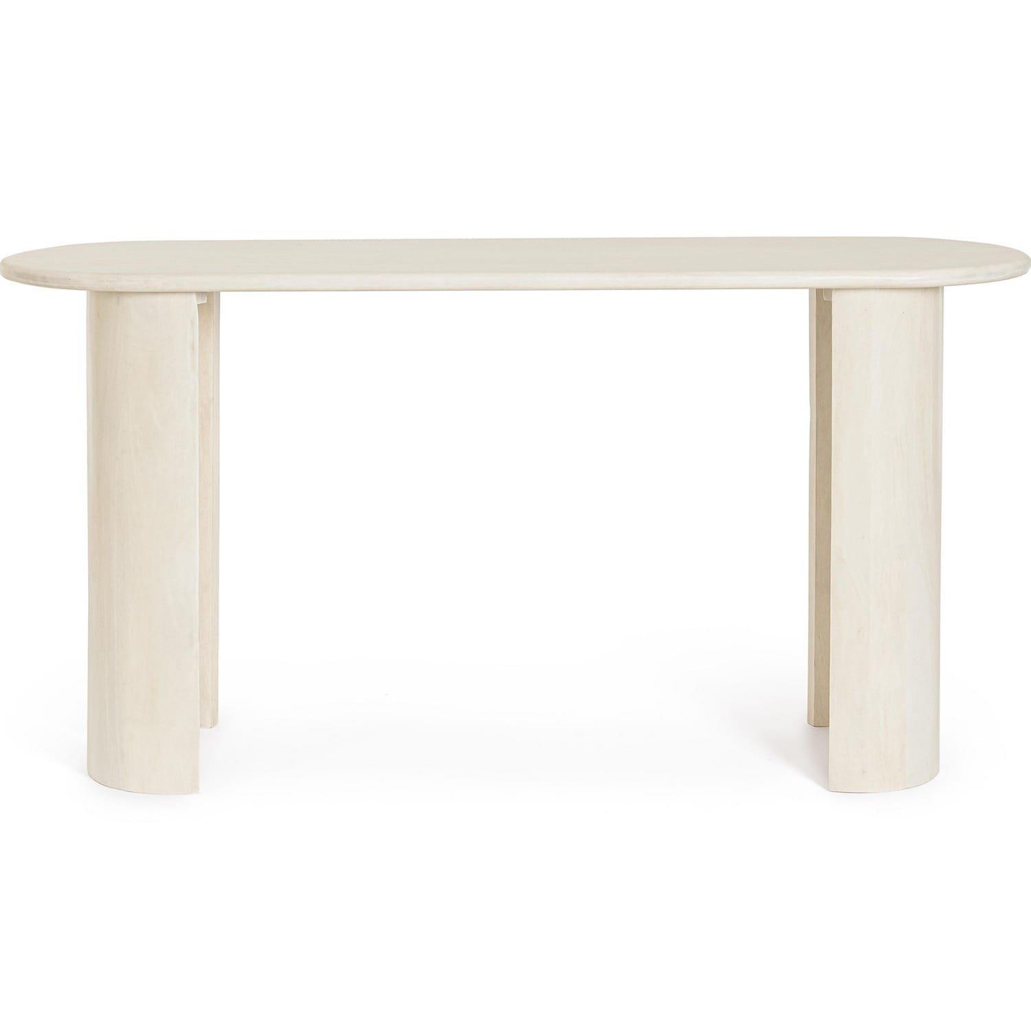 mutoni Table console Orlando ovale naturel  