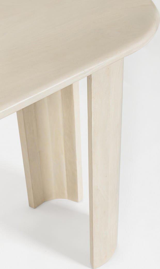 mutoni Table console Orlando ovale naturel  