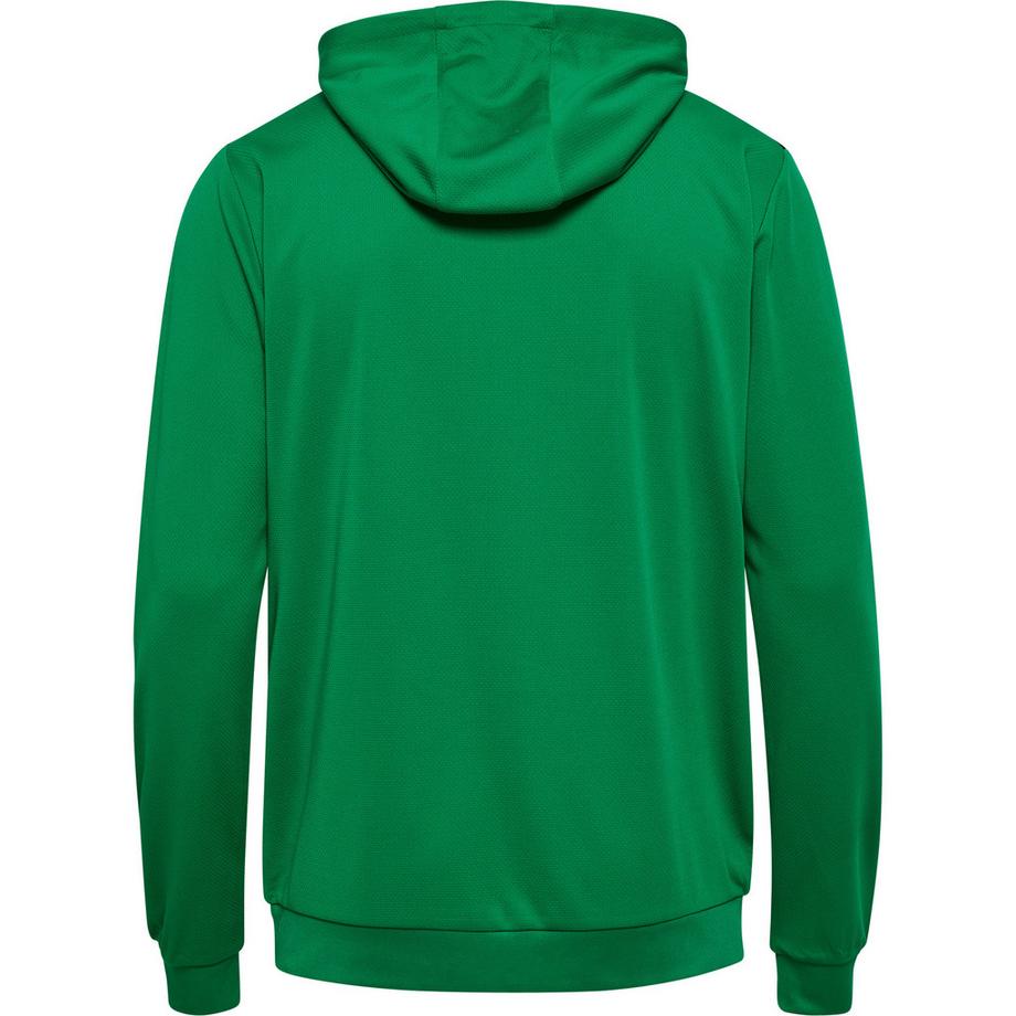 Hummel  giacca da tuta in poiestere con cappuccio e zip humme authentic 