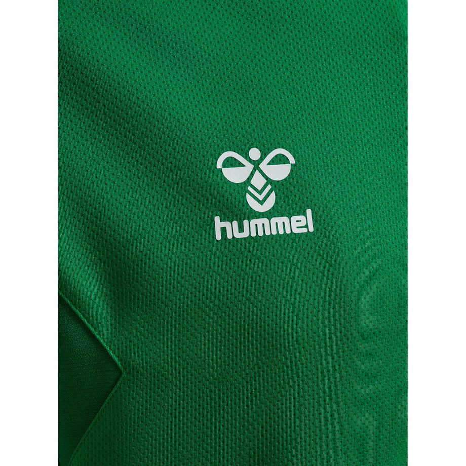 Hummel  giacca da tuta in poiestere con cappuccio e zip humme authentic 