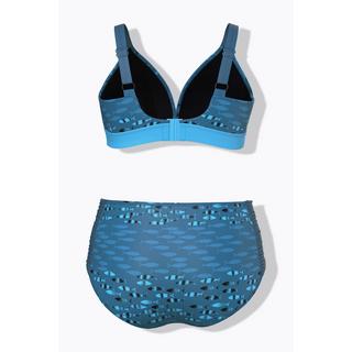 Ulla Popken Bikini Fischmuster ohne Softcups  