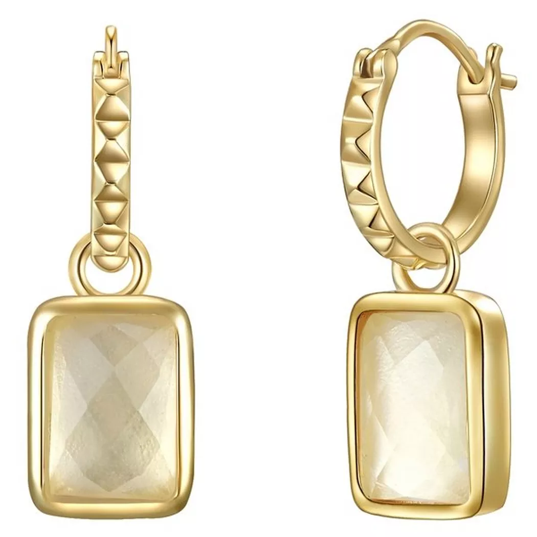 Glanzstücke München - Ohrhänger, 26mm, Gold