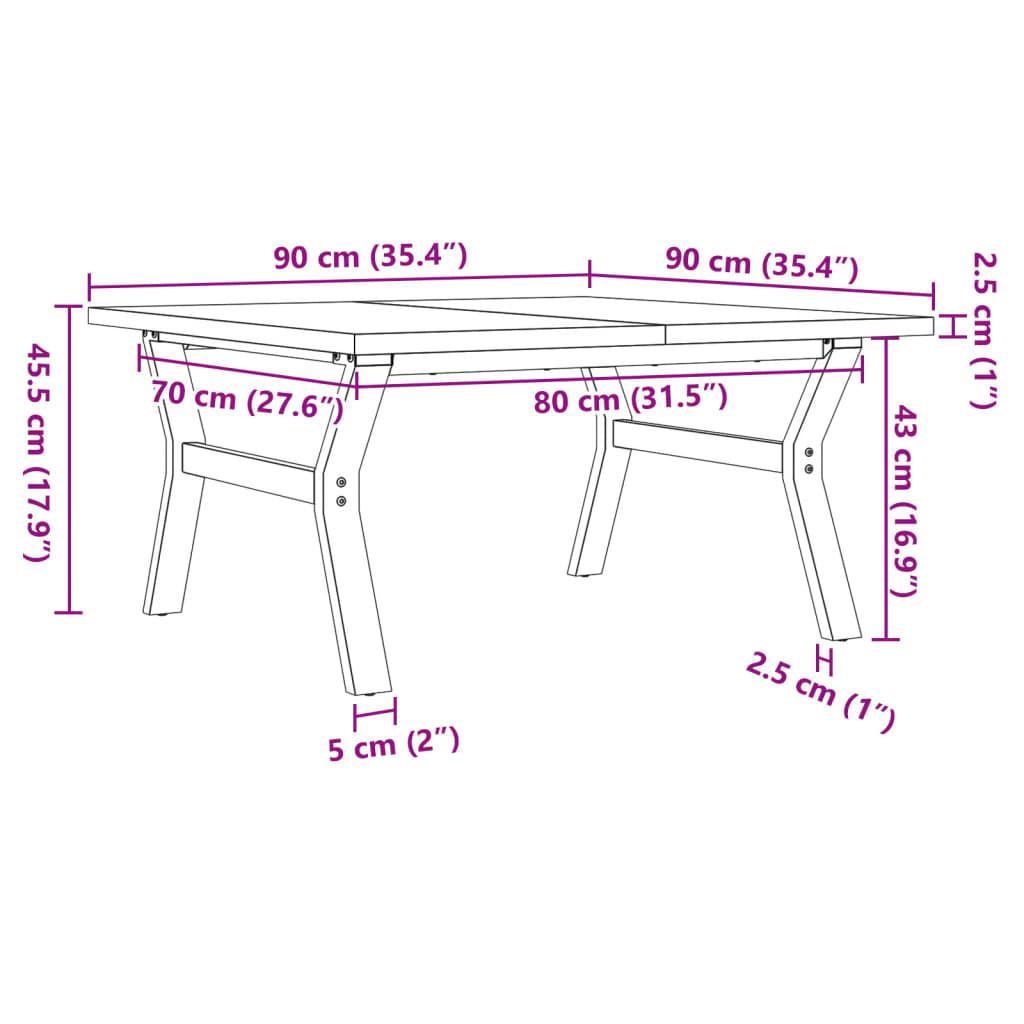 VidaXL Couchtisch kiefernholz  