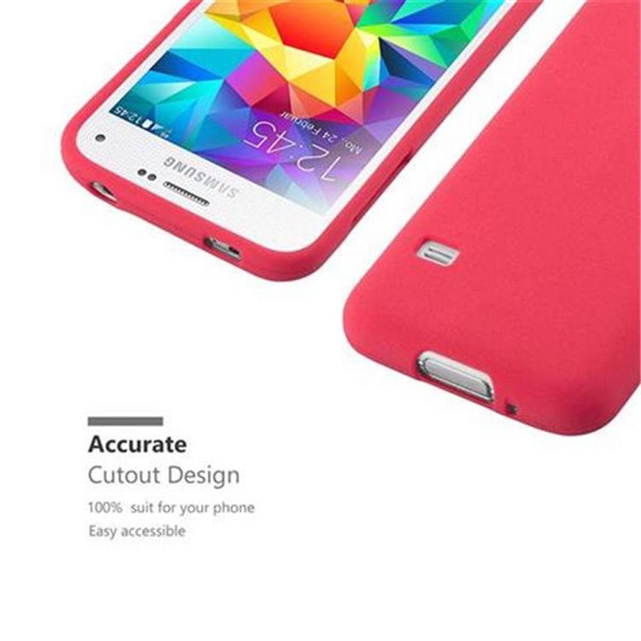 Cadorabo  Hülle für Samsung Galaxy S5 MINI / S5 MINI DUOS TPU Silikon Frosted 