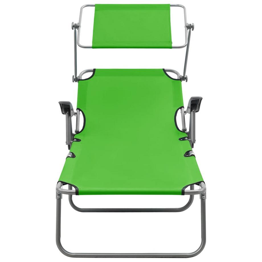 VidaXL Chaise longue tissu  