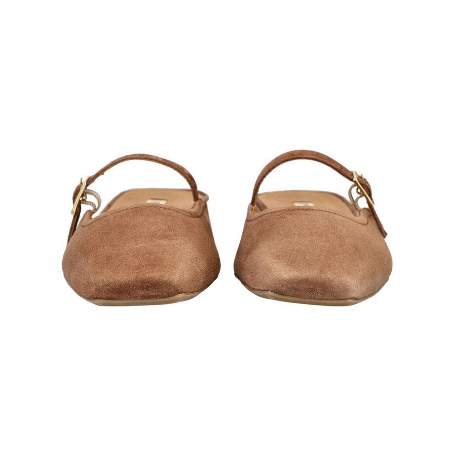 Paul Green Suede Pantolette mit Schnallenriemen  
