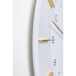 KARE Design Horloge murale Lio blanc rond 60  