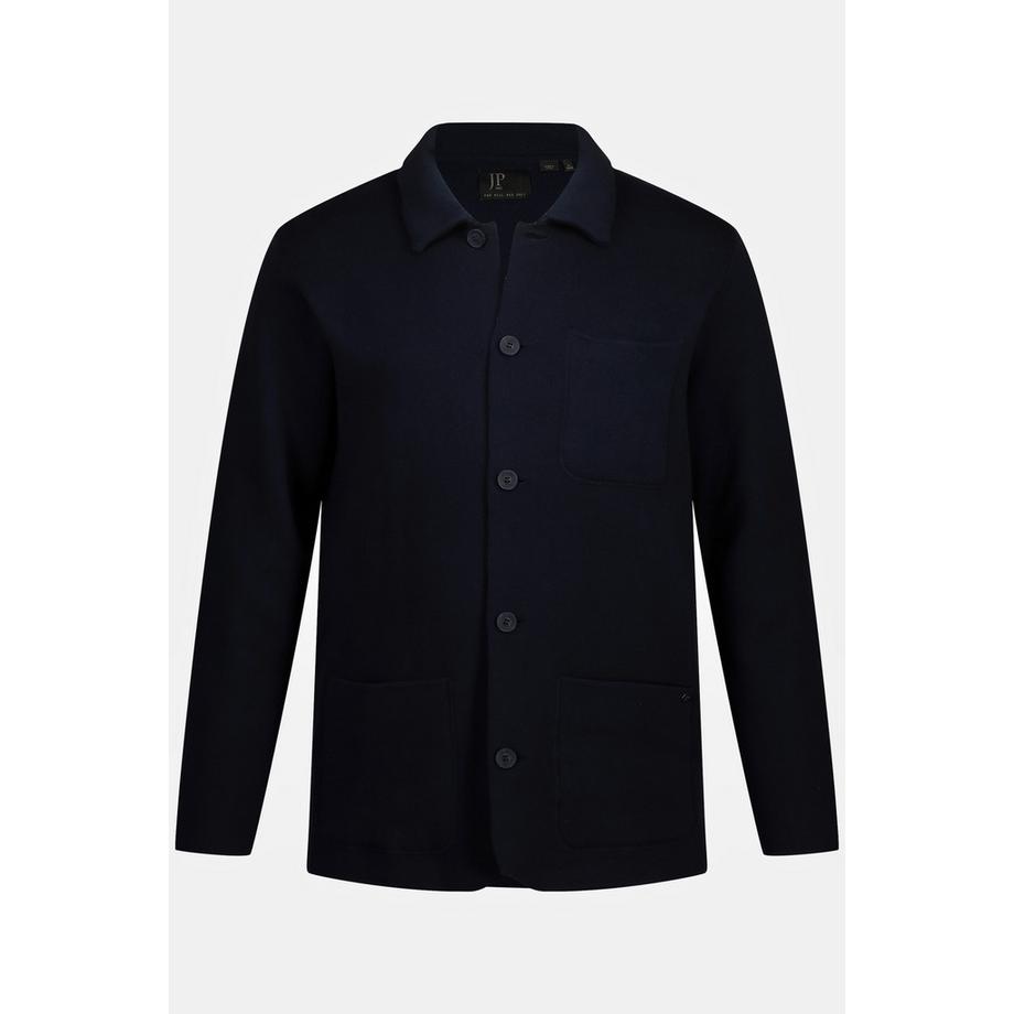 JP1880 Cardigan FLEXNAMIC Effetto Giacca 3 Tasche  