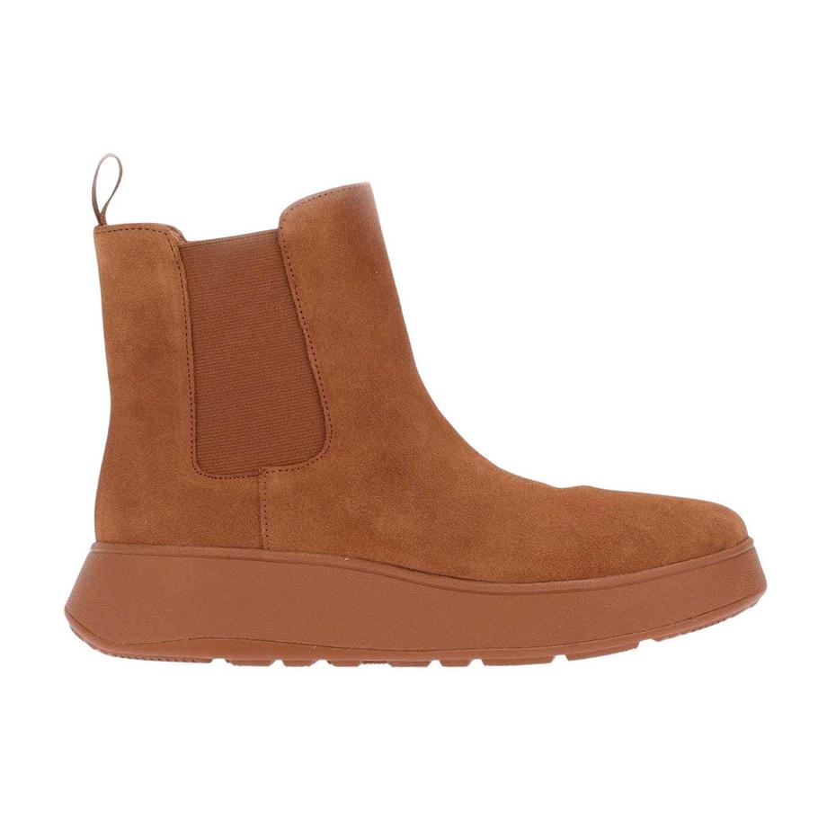 fit flop Fmode Stivali Chelsea in pelle scamosciata con tacco zeppa  