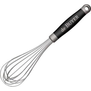 de BUYER  de Buyer 2610.25 frusta da cucina Frusta con sfera Polipropilene (PP), Acciaio inossidabile Nero, Acciaio inossidabile 