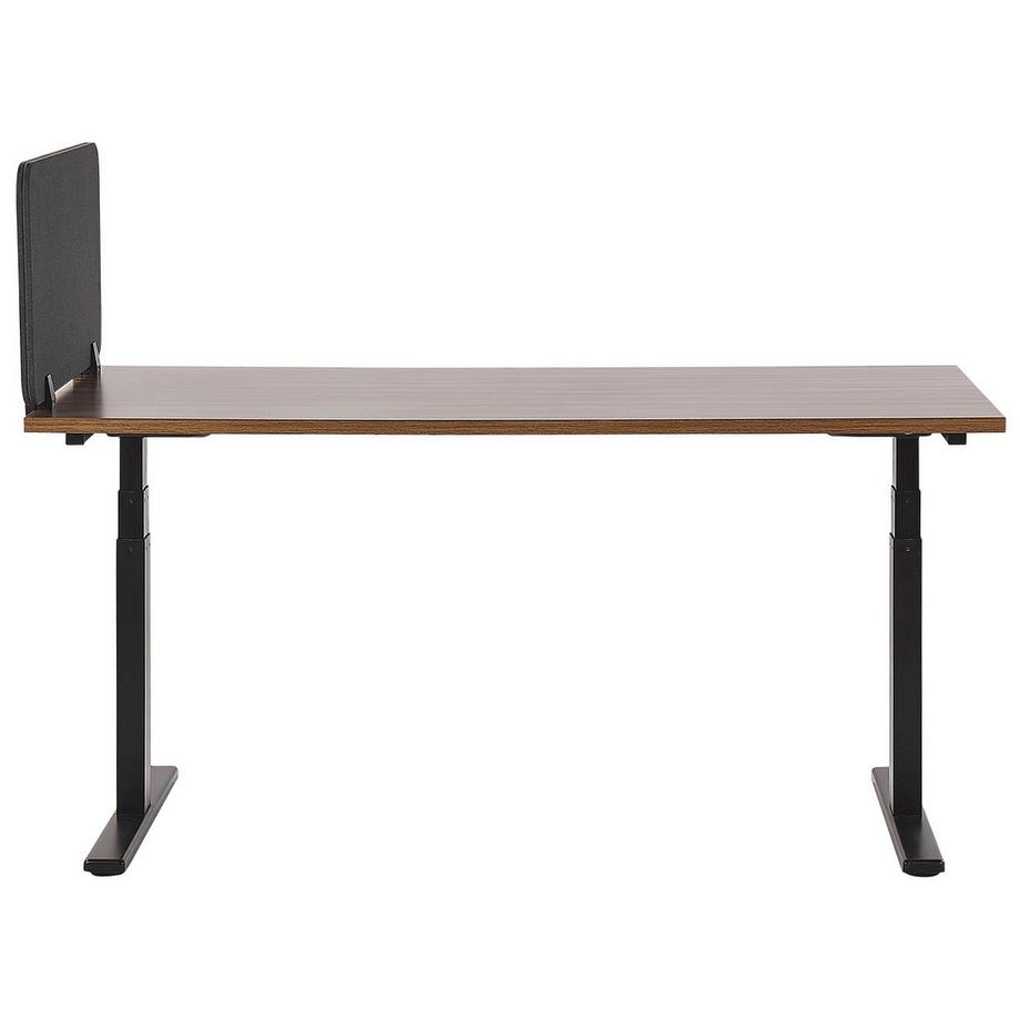 Beliani  Schreibtischtrennwand aus Stoff WALLY 