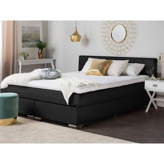 Beliani Letto boxspring en Poliestere Moderno ADMIRAL  