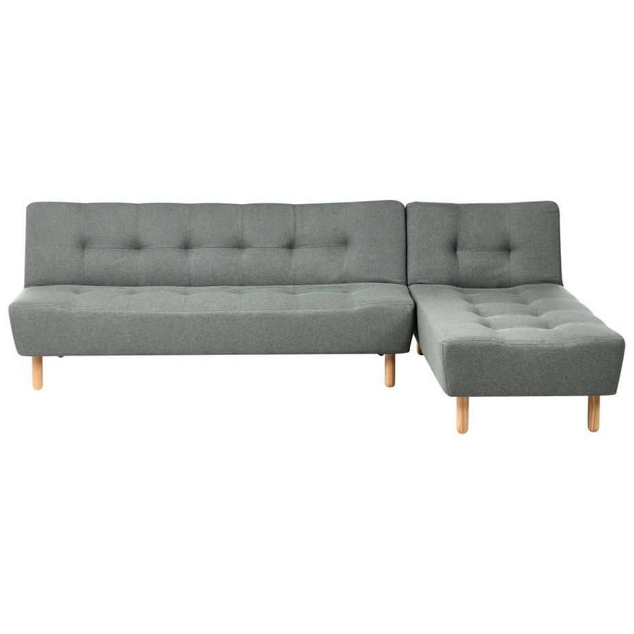 Linksseitiges Ecksofa aus Stoff Rustikal ALSTEN