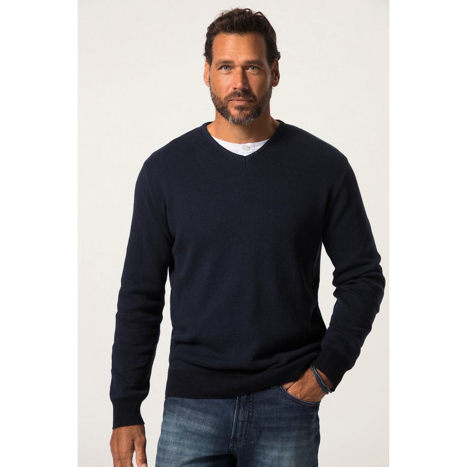 JP1880 Pull-over en maille fine CashmereTouch encolure en V  