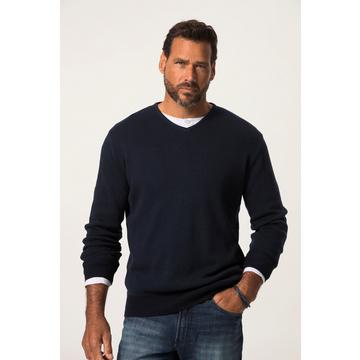Pull-over en maille fine CashmereTouch, encolure en V, jusqu'au 8 XL