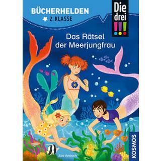 Die drei !!!, Bücherhelden 2. Klasse, Das Rätsel der Meerjungfrau Ambach, Jule; Metzen, Isabelle (Illustrationen) Copertina rigida 