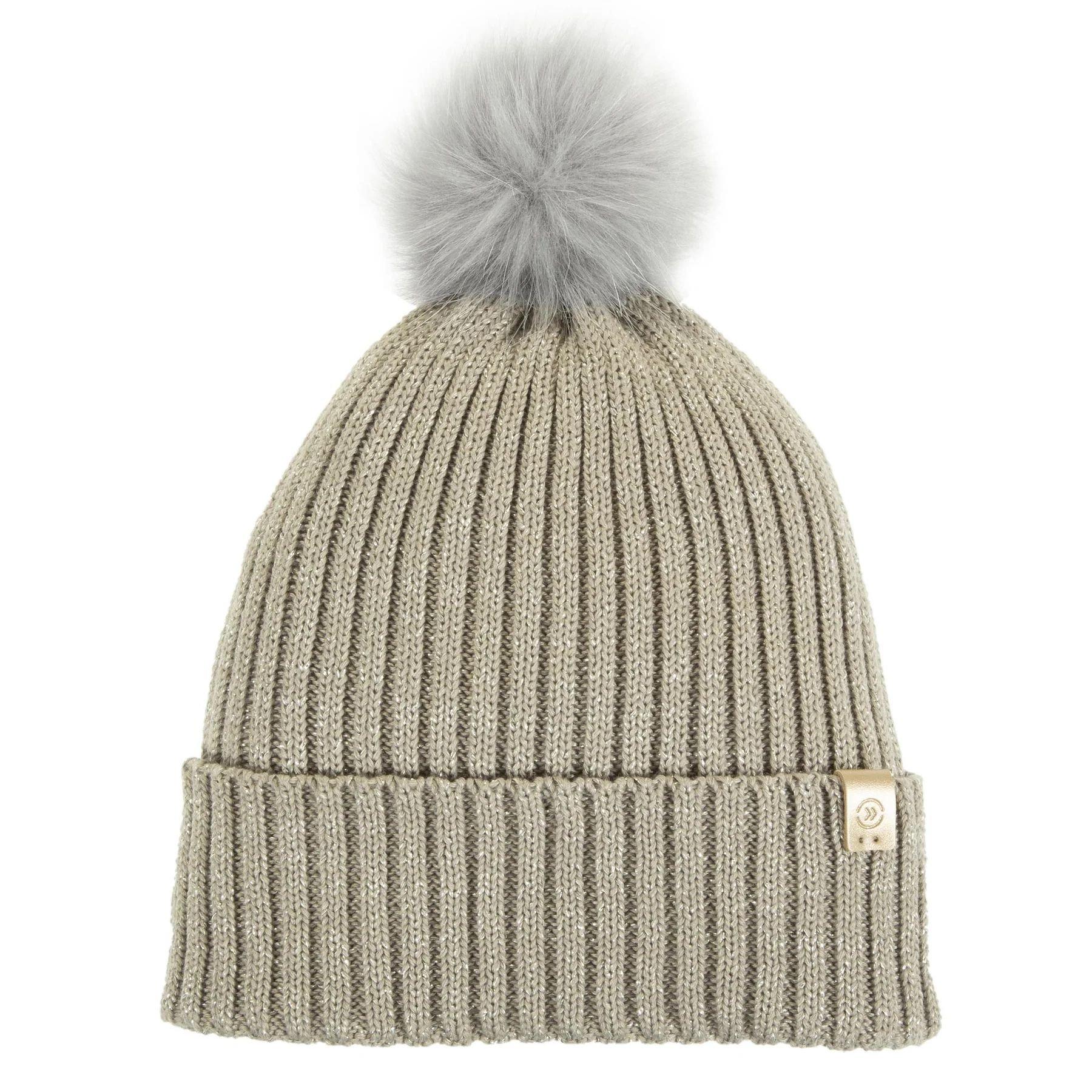 isotoner Berretto Lavorato a Maglia con Pompon  