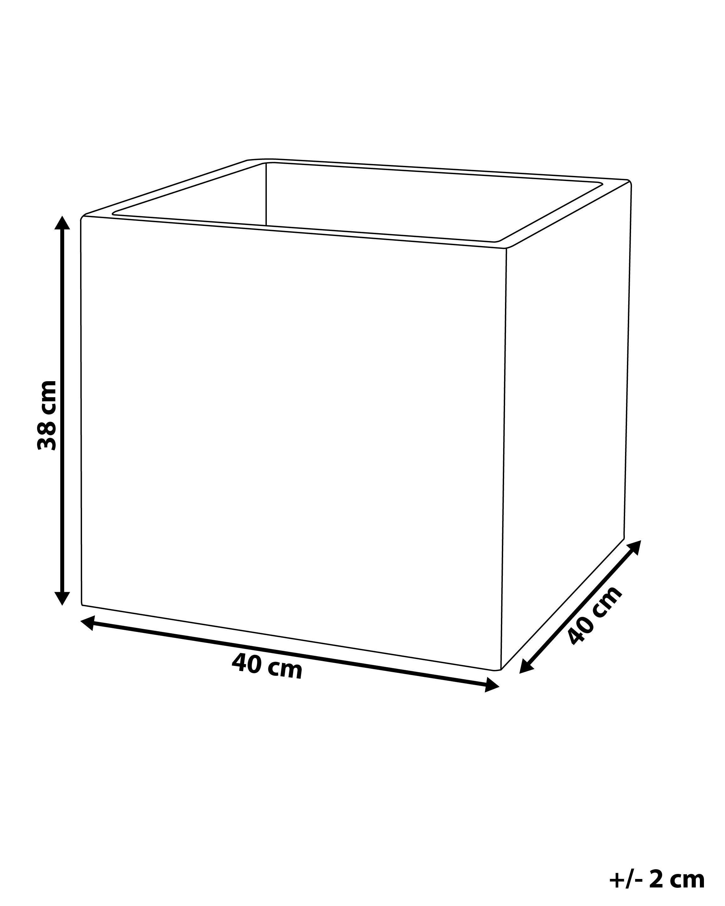 Beliani Cache-pot en Fibre d'argile Scandinave PAROS  