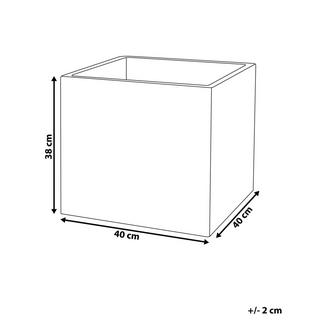 Beliani Cache-pot en Fibre d'argile Scandinave PAROS  