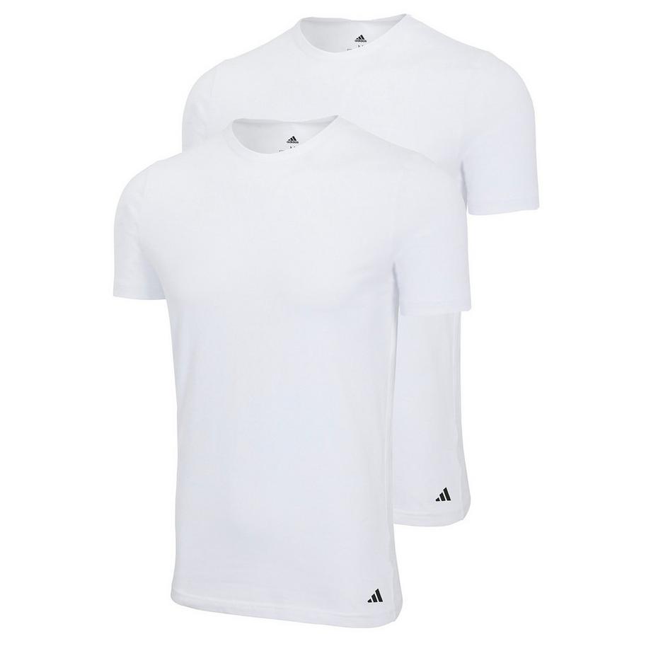 T-Shirt  2er Pack Figurbetont-Crew Neck Shirt Active Flex Cotton
