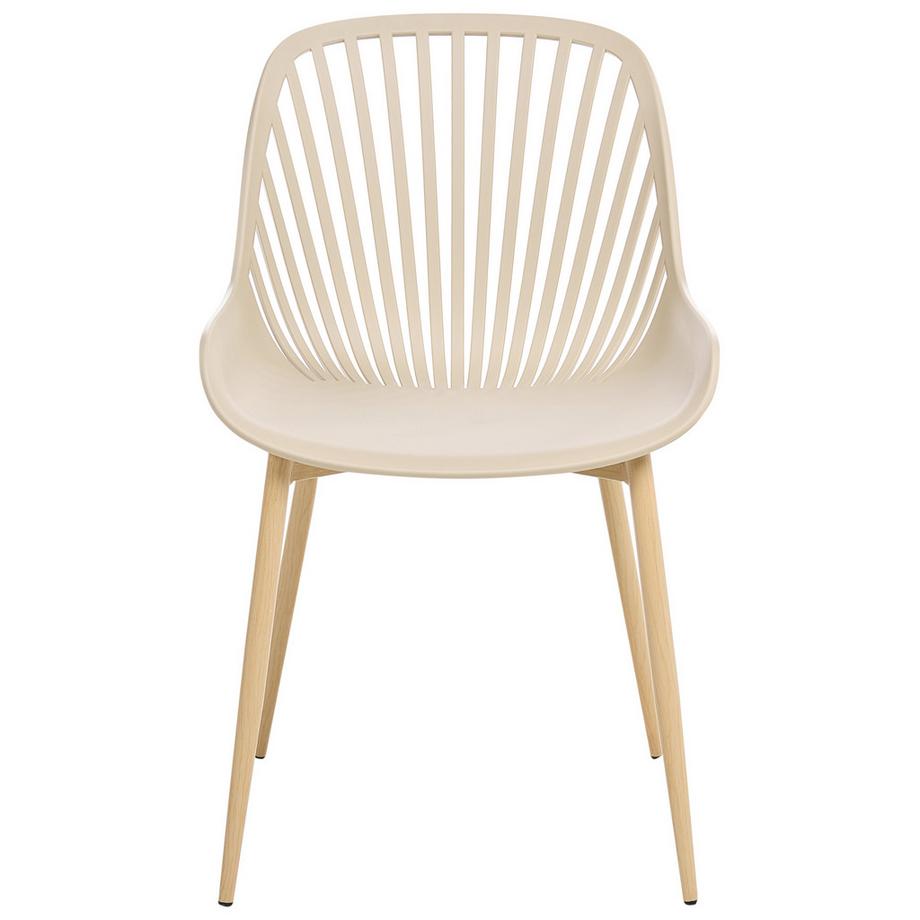 Beliani Set di 4 sedie da pranzo en Materiale sintetico  KLEVE  