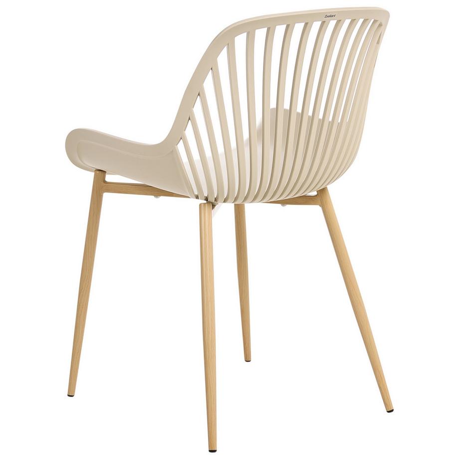 Beliani Set di 4 sedie da pranzo en Materiale sintetico  KLEVE  