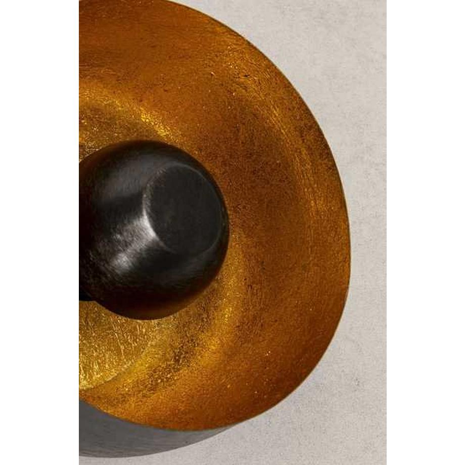 KARE Design Lampada da terra Apollon Smooth nera tonda 28  