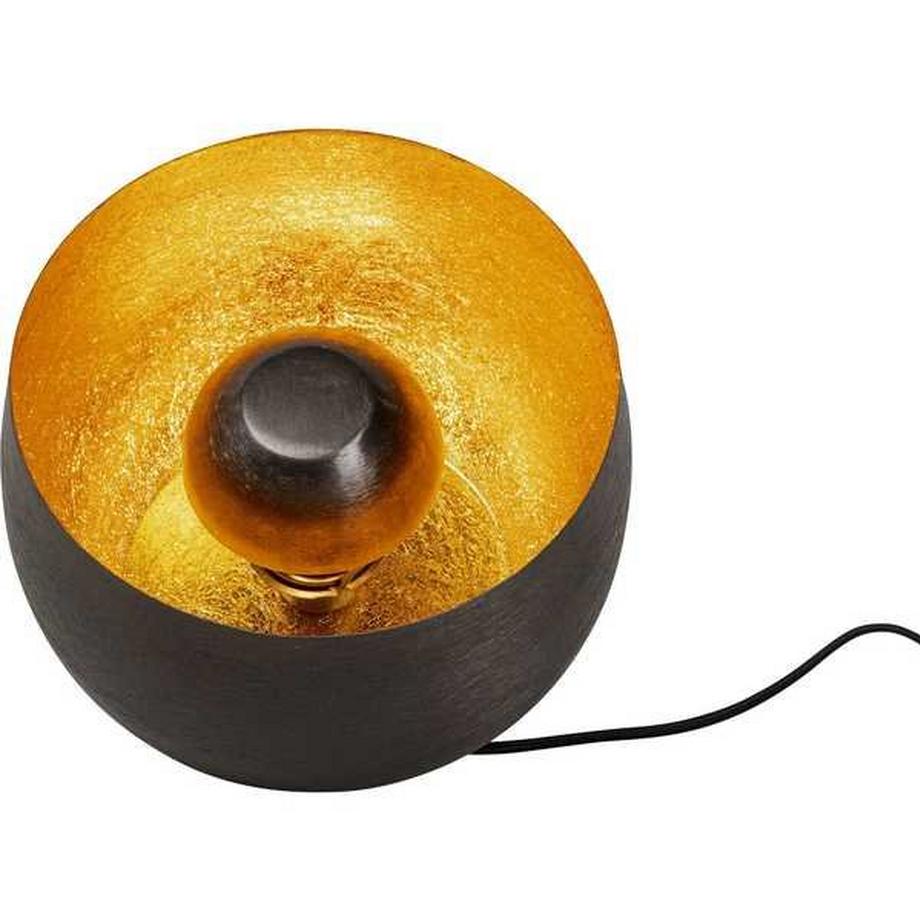 KARE Design Lampada da terra Apollon Smooth nera tonda 28  