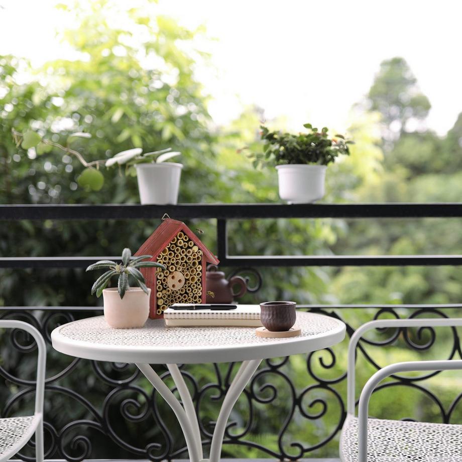 B2X Insektenhotel für Wildbienen in Rot  