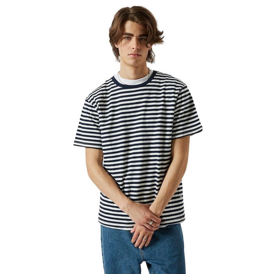 minimum Jannus G008 Gestreiftes T-Shirt  