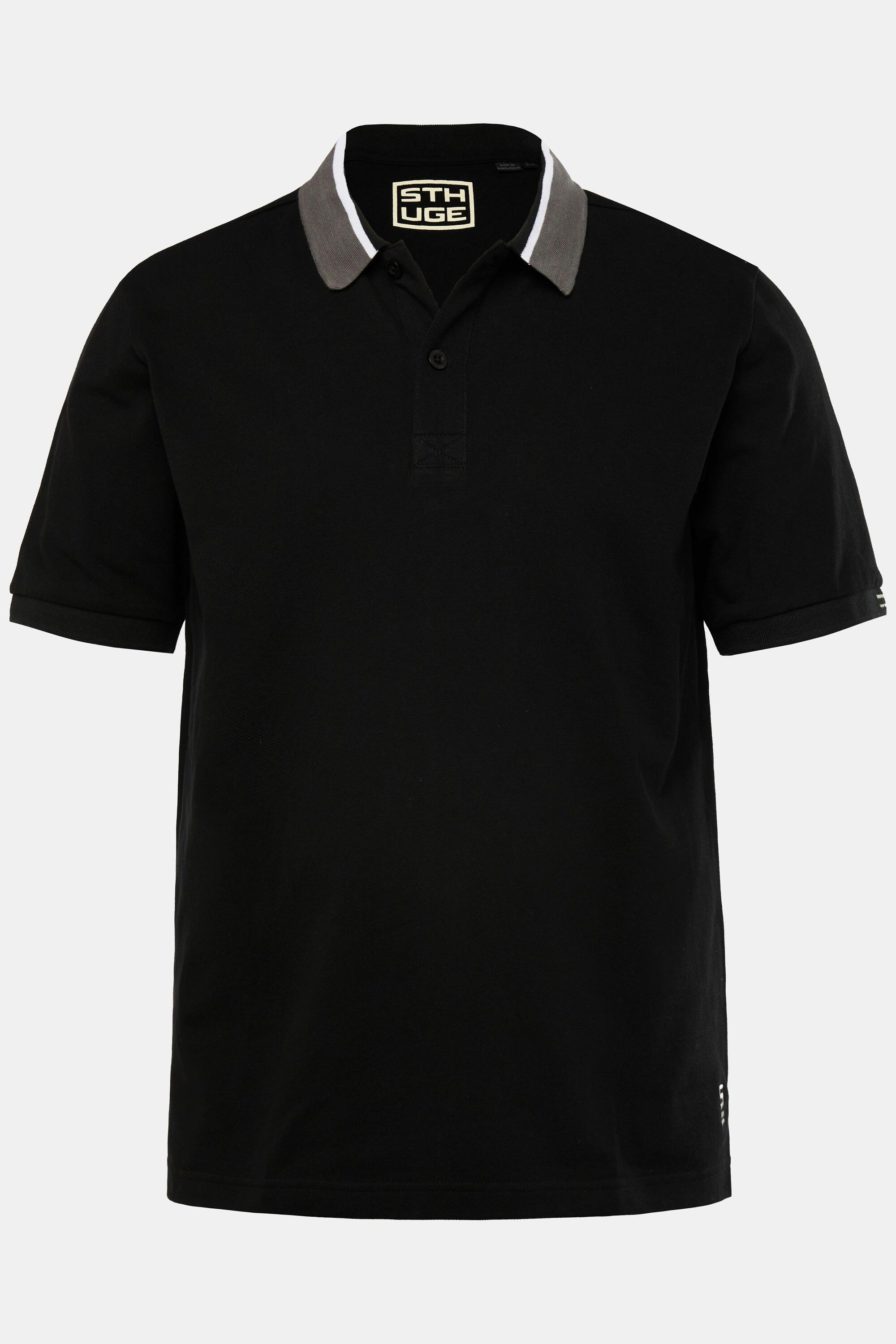 Sthuge Piqué Halbarm Poloshirt  