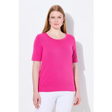 Twinset-Pullover, Rundhals, Halbarm, Pima Cotton