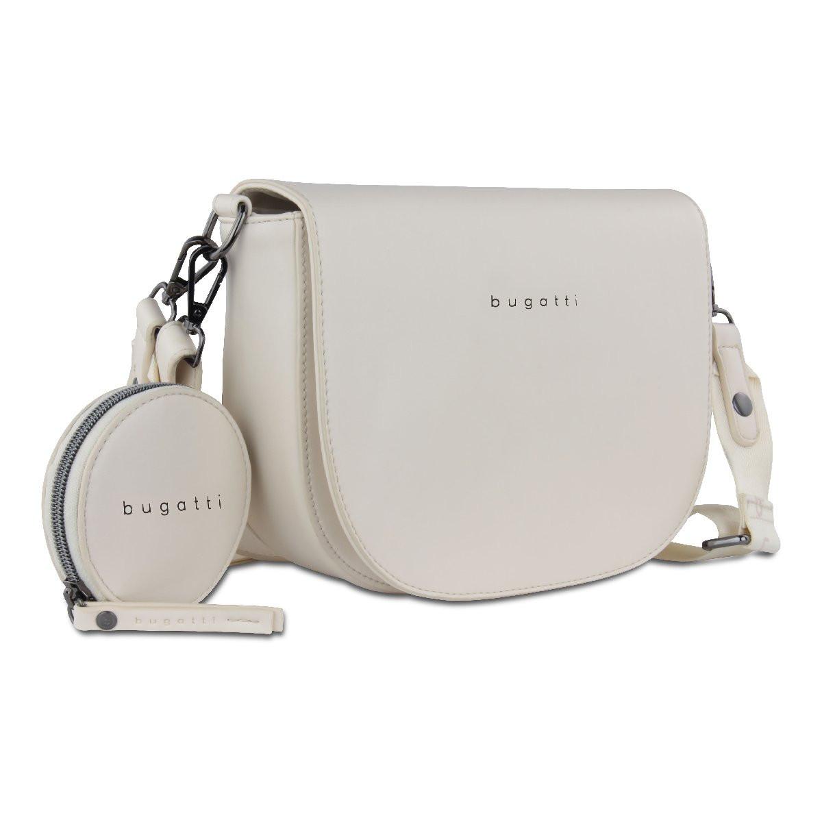 BUGATTI Almata Schultertasche M Beige  
