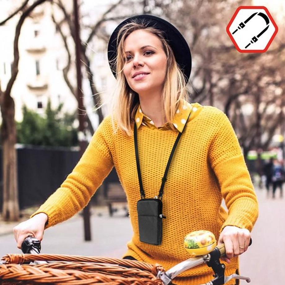 Avizar  Gürteltasche + Karabinerhaken Grau 