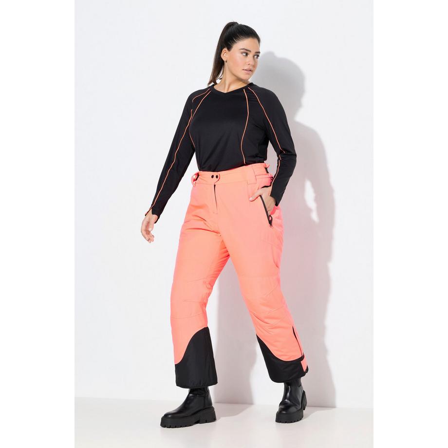 Ulla Popken HYPRAR Pantaloni da sci impermeabili con linguette a strappo  