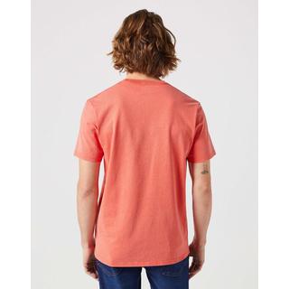 Wrangler  t-shirt grafica burnt sienna 