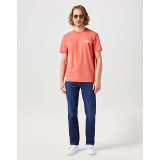 Wrangler  t-shirt grafica burnt sienna 