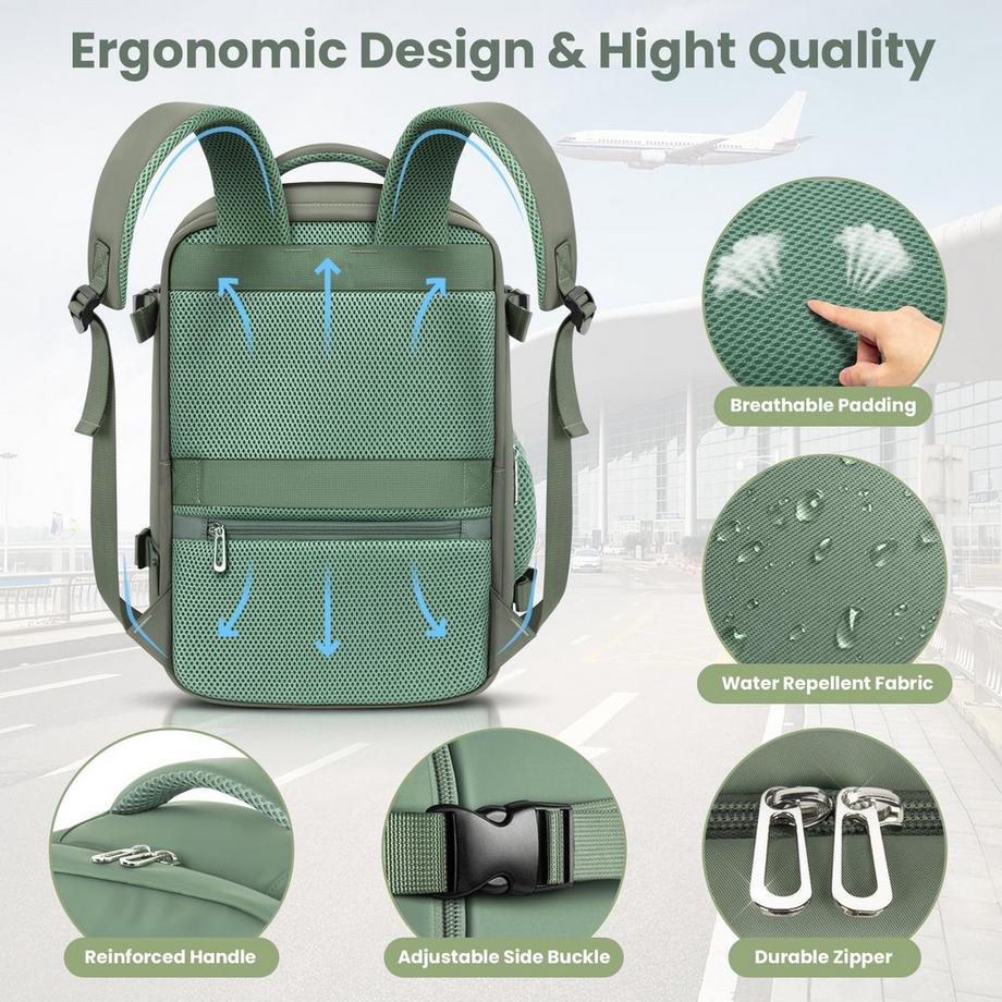 Only-bags.store Sac à Dos Cabine pour Voyage en Avion  