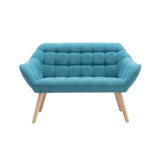 Vente-unique Canapé 2 places en tissu CASERTA  