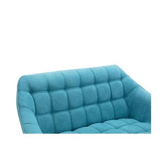 Vente-unique Canapé 2 places en tissu CASERTA  