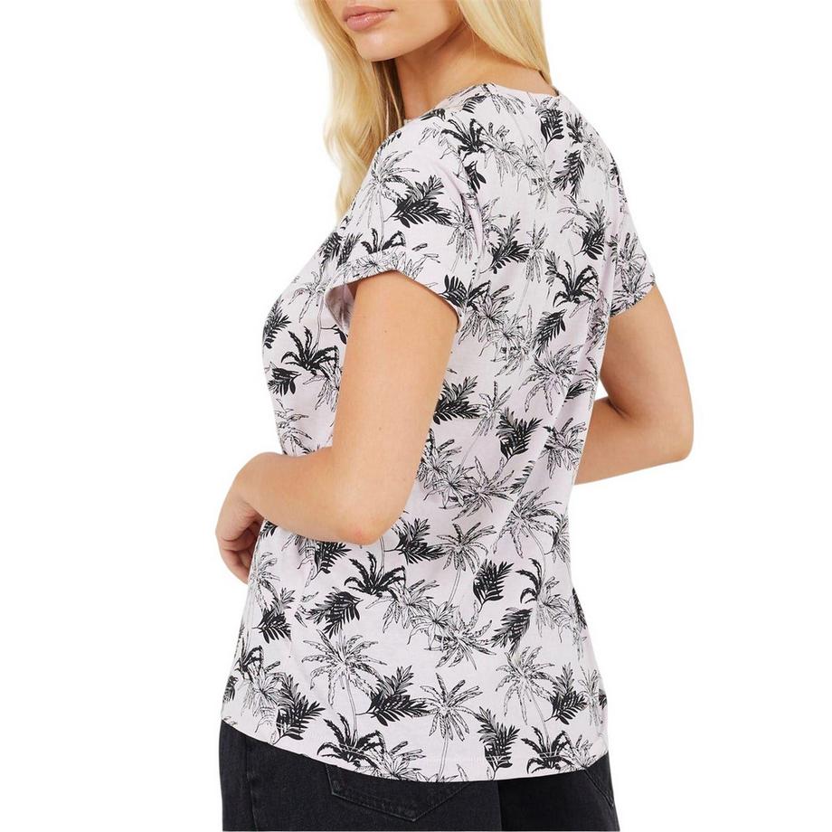Brave Soul T-Shirt Motif Palmier  